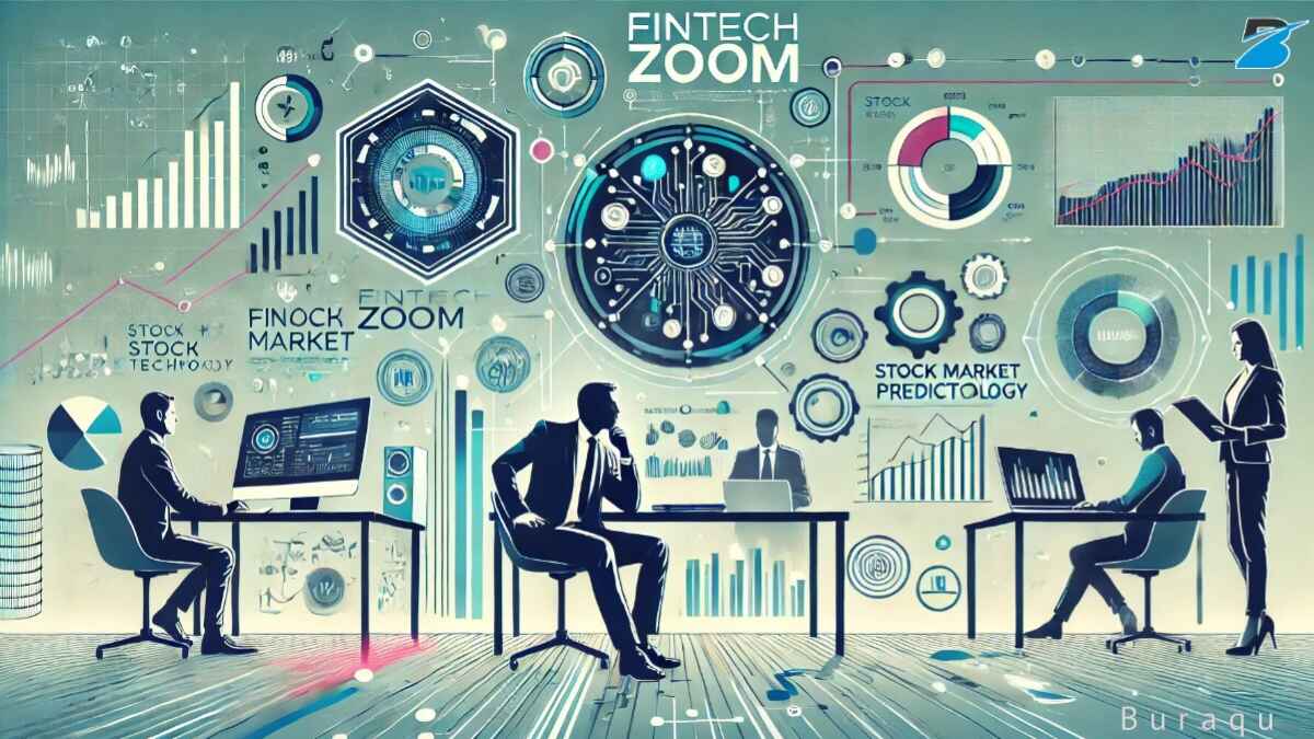 A visual representation showcasing FintechZoom’s influence in the financial technology sector, highlighting its role in stock market predictions through advanced data analysis and predictive algorithms