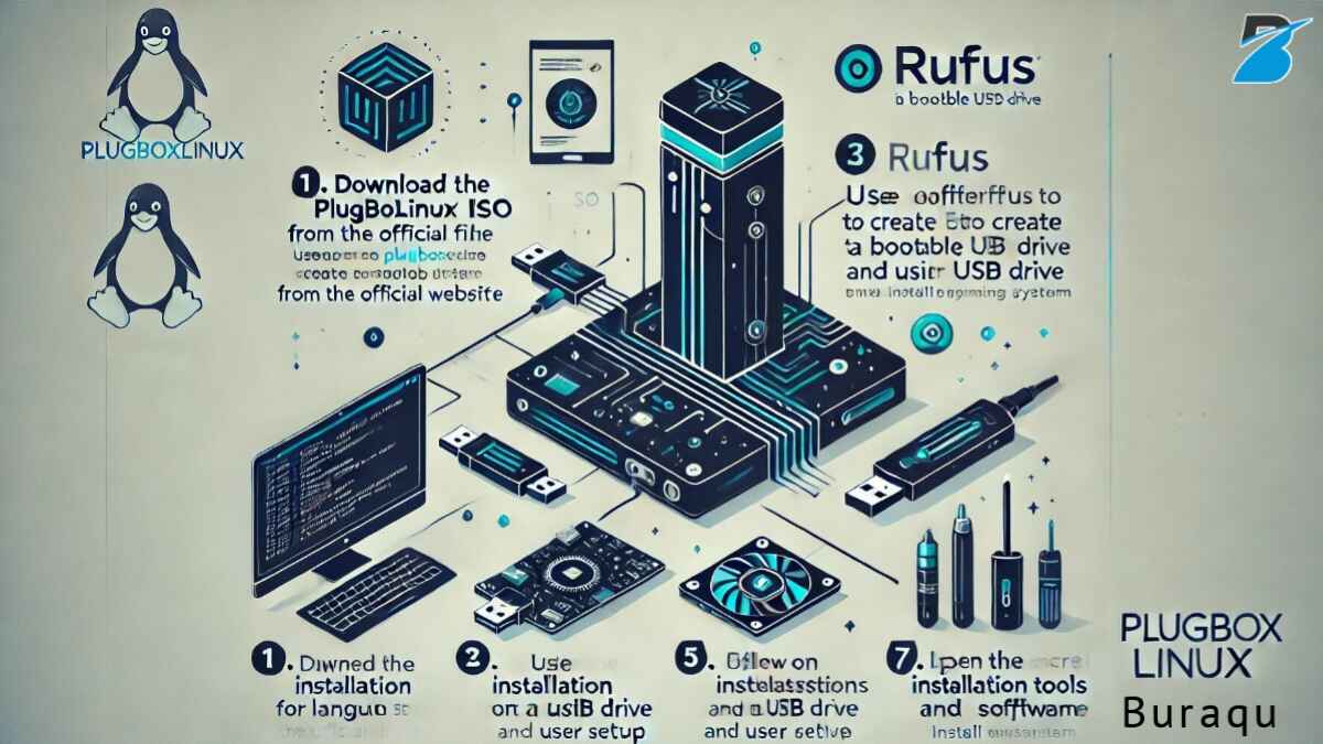 Step-by-step guide for installing and running games on PlugboxLinux, showcasing the process and gaming experience.