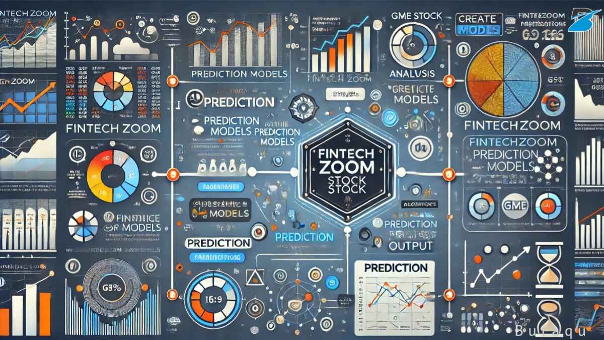 A flowchart illustrating FintechZoom’s prediction models for GME stock, showing the process of data collection, analysis, and prediction generation to help readers understand how these predictions are made